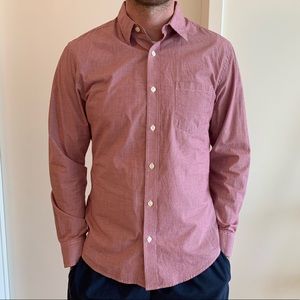 Banana Republic Soft Wash Slim Fit - Red